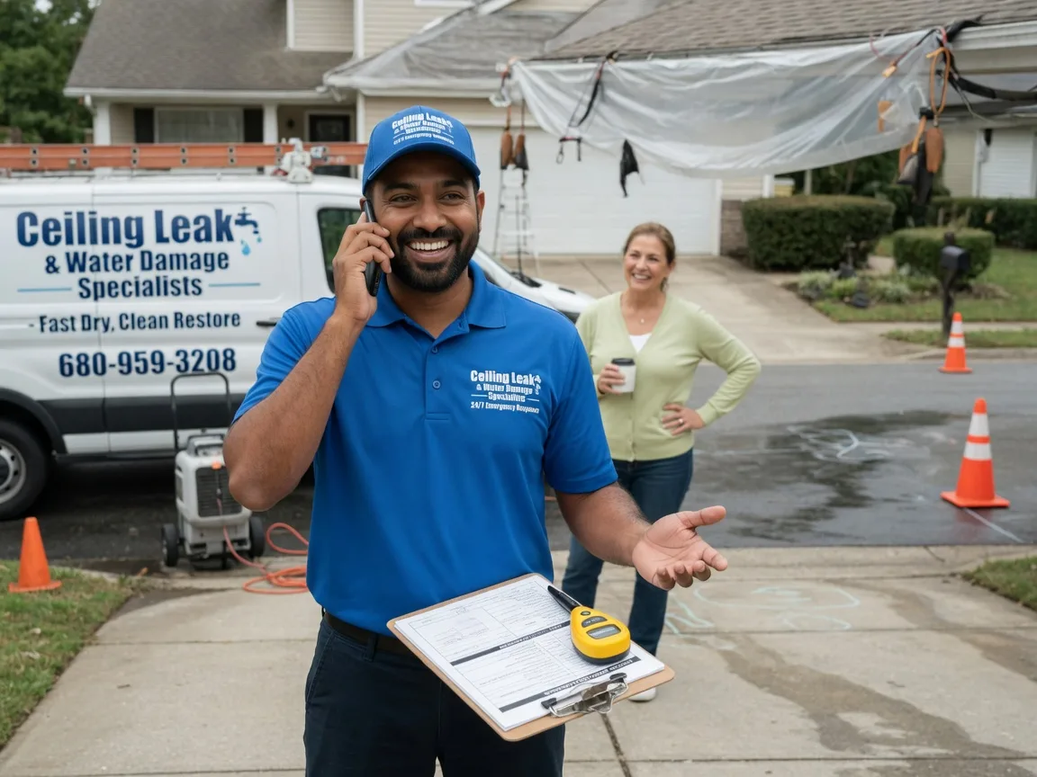 Ceiling Leak Cleanup Olive Branch, IL FAQs